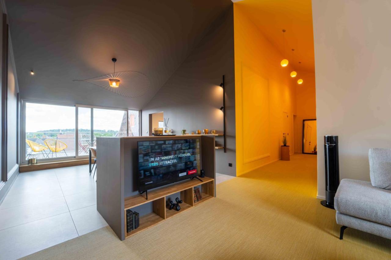 Luxury Penthouse & Terrace - Mons City Center Esterno foto