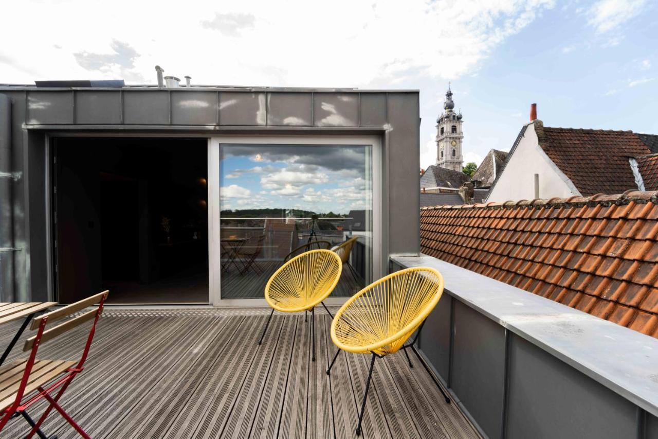 Luxury Penthouse & Terrace - Mons City Center Esterno foto