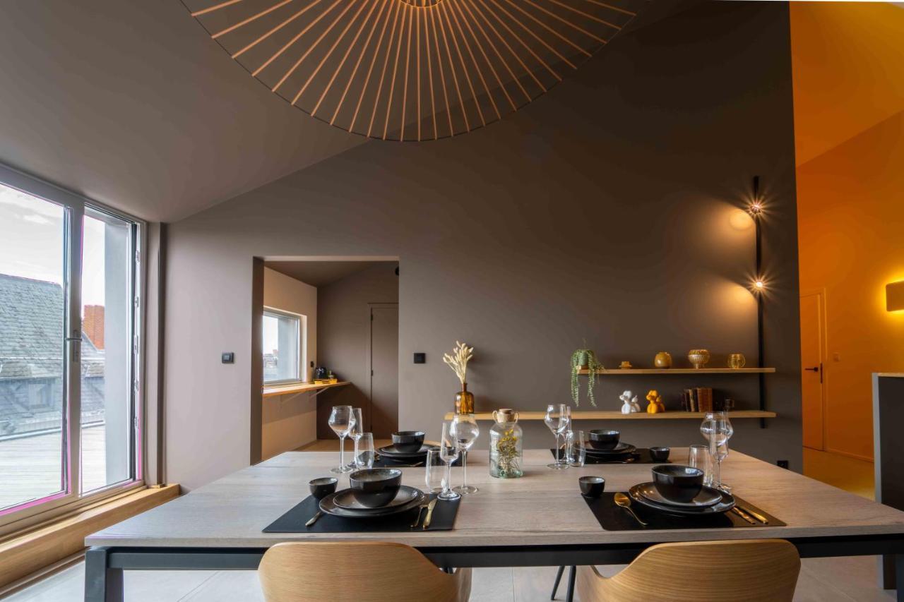 Luxury Penthouse & Terrace - Mons City Center Esterno foto